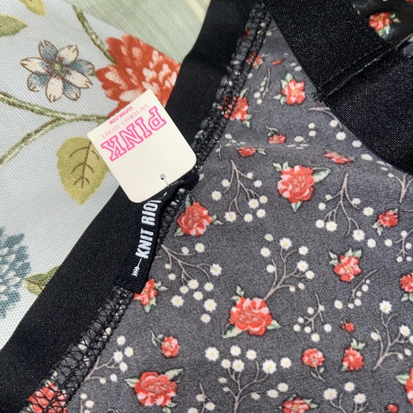 Victorias Secret Pink Floral High Waisted Slip Skirt - Picture 5 of 9